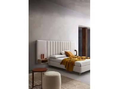 Letto Tile in tessuto imbottito di Le Comfort